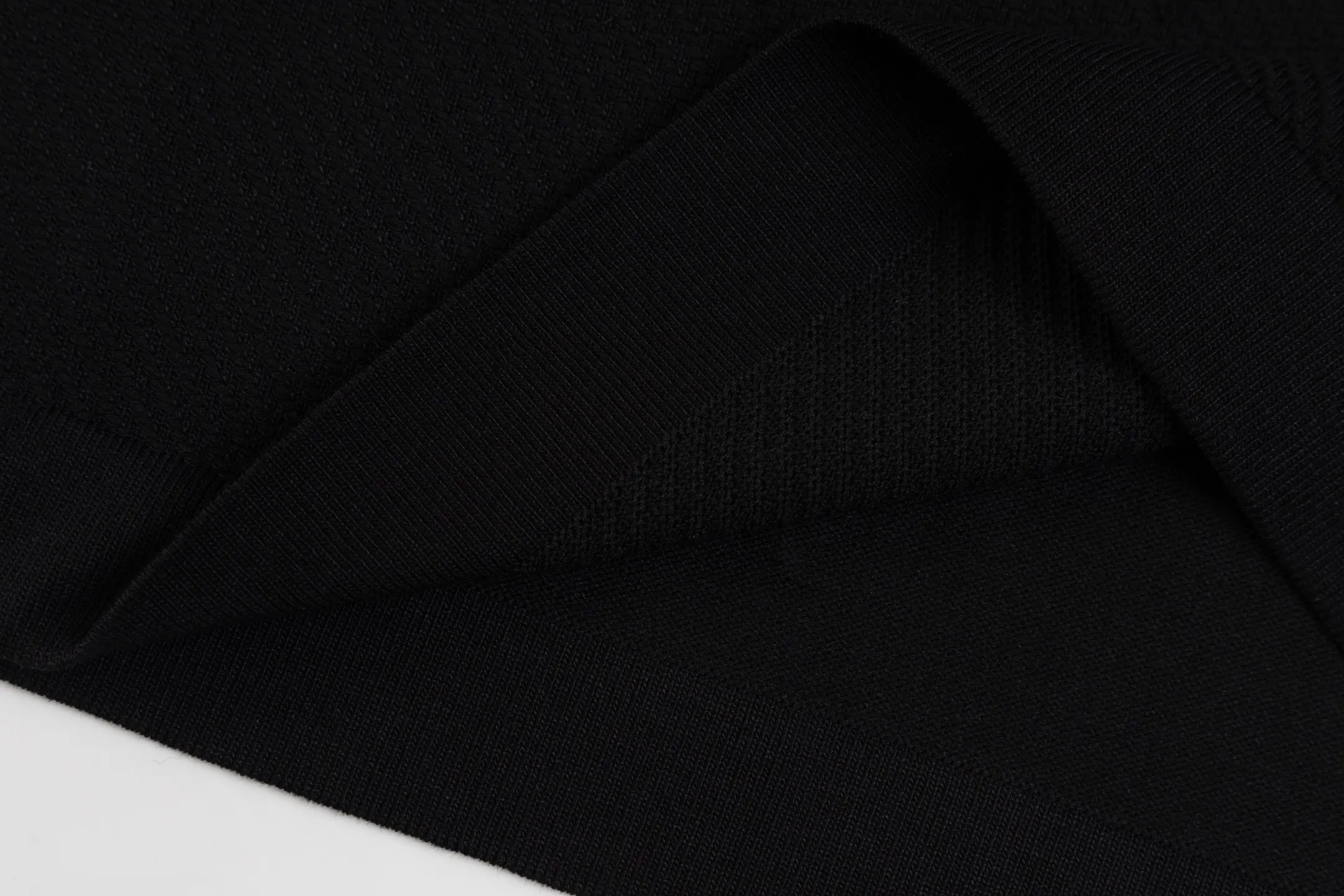 HERMES polo ， Retro Same Style T Versatile : Black Size：M-3XL